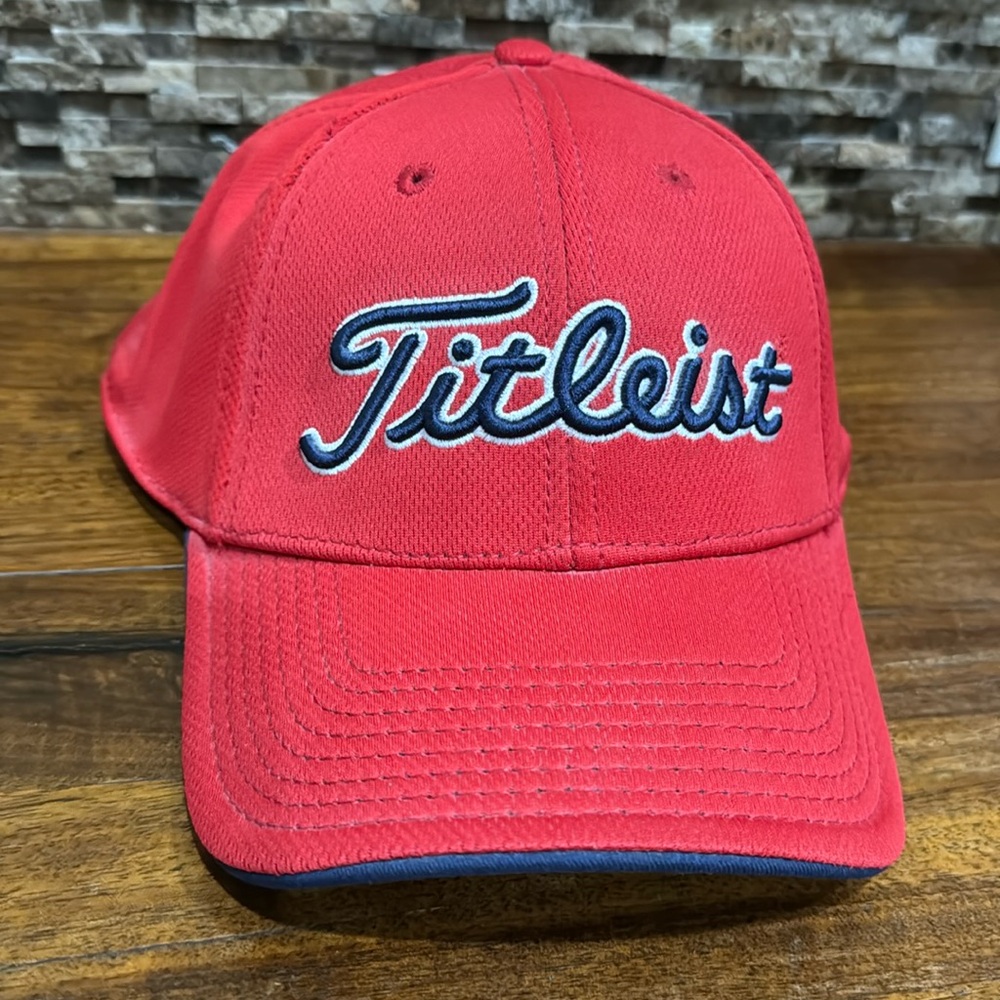 Red Titleist Golf Hat